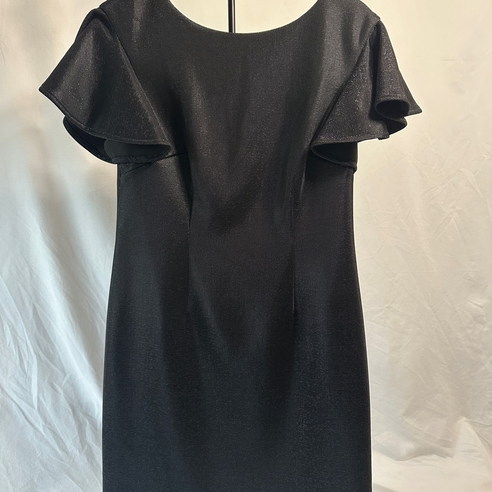 Trina Turk Shimmering Black Mini Dress